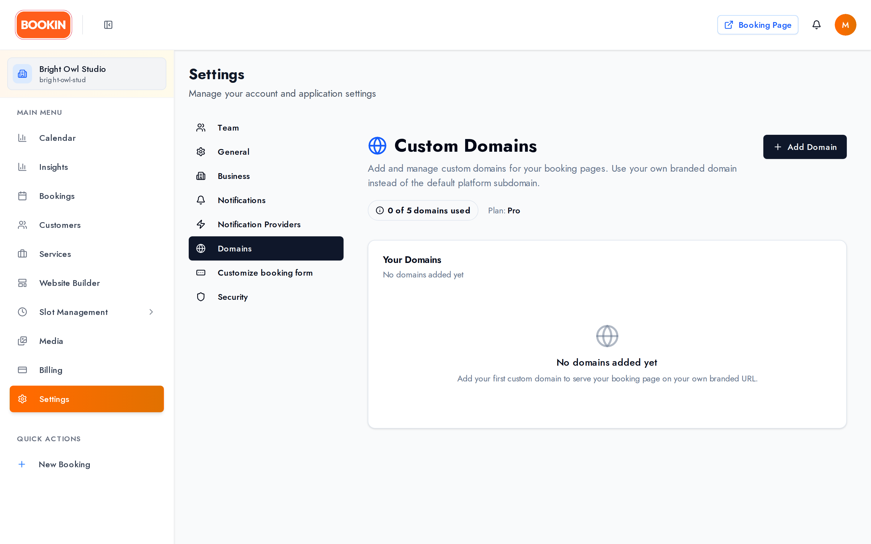 Domains