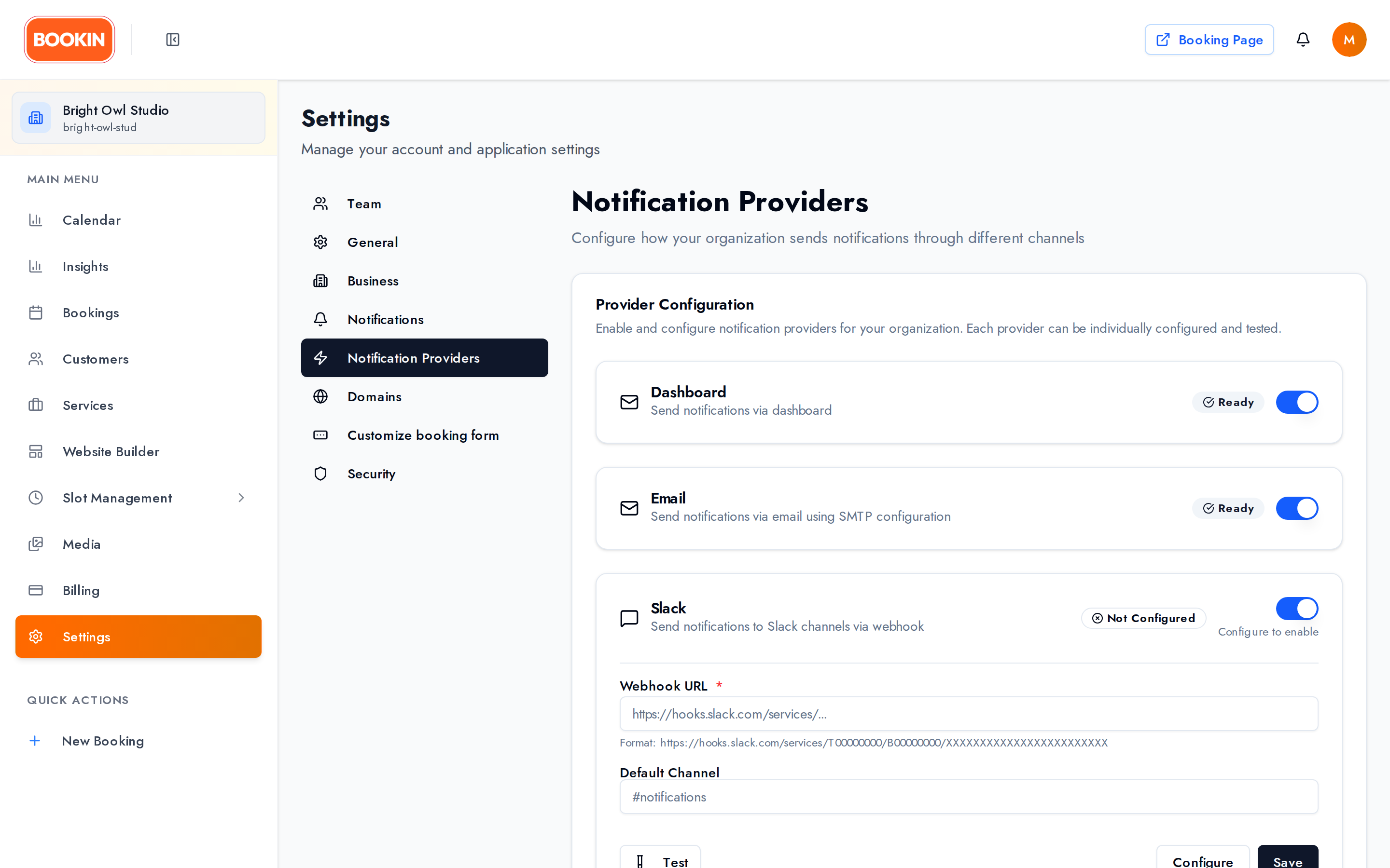 Notification Providers